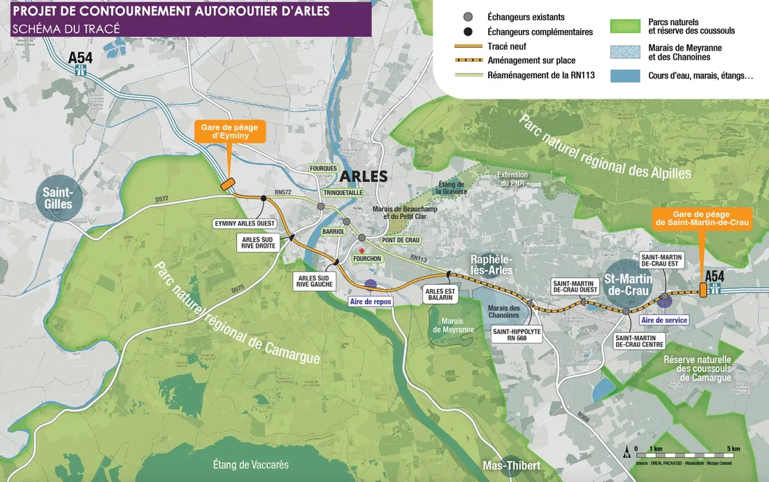 Contournement autoroutier d’Arles : la piste d’un financement sans argent public relance le débat