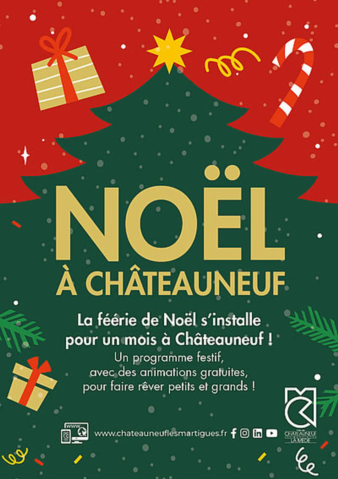 Châteauneuf-les-Martigues s’illumine pour Noël : un mois de festivités à ne pas manquer