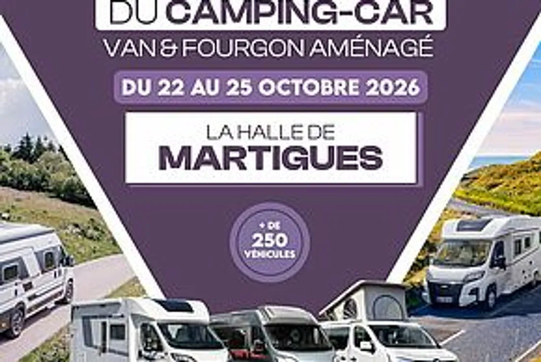 Martigues : le salon du camping-car, du van et du fourgon aménagé fait étape à la Halle