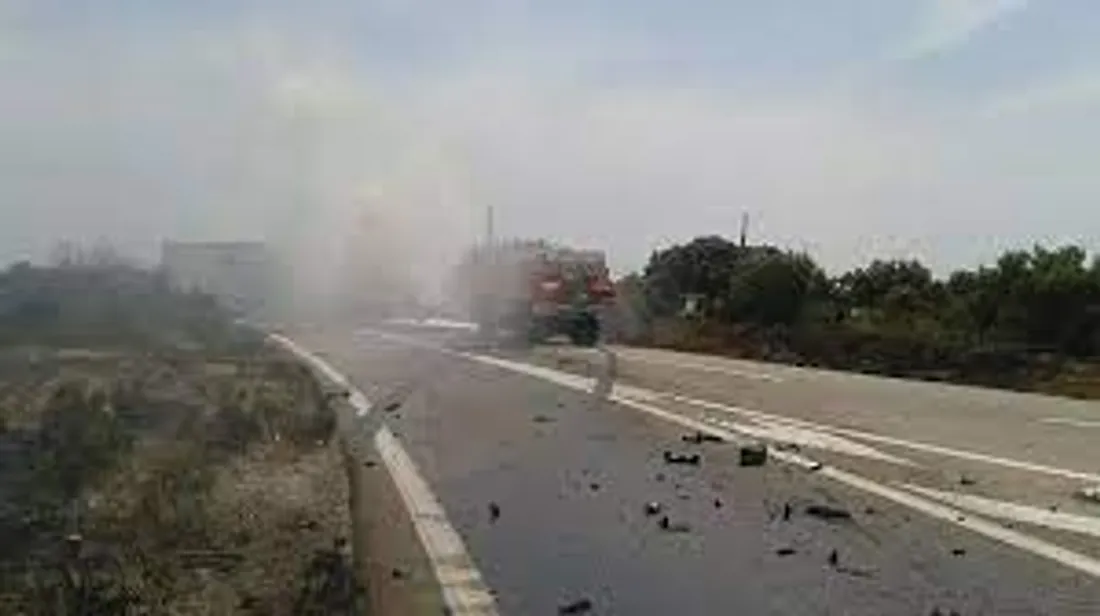 [ FAIT DIVERS ] Accident à Fos-sur-Mer: Un chauffeur poids-lourd héliporté