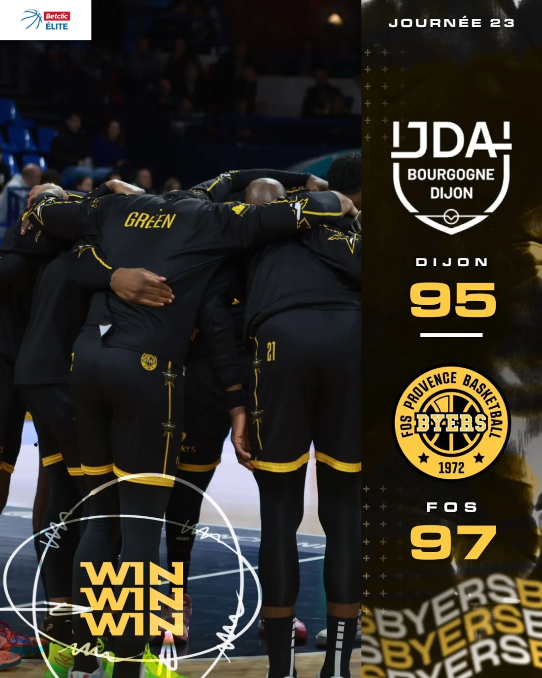 [ SPORT ] Basketball/Betclic Elite: Fos Provence Basket remonte et joue son maintient 