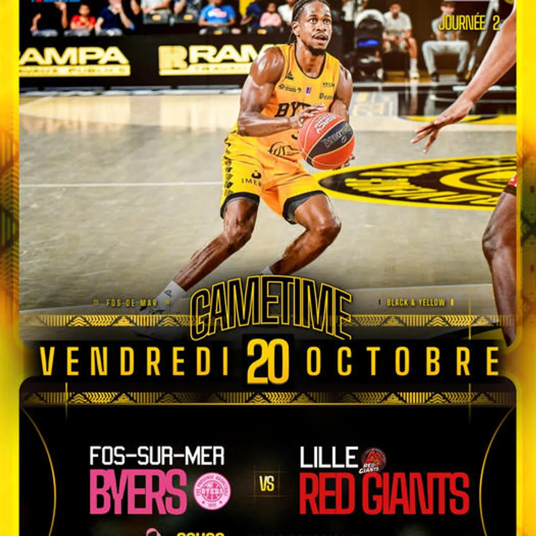 [ SPORT - BASKETBALL ] Les BYERS reçoivent les Red GIANT'S de Lille ce vendredi 20 octobre