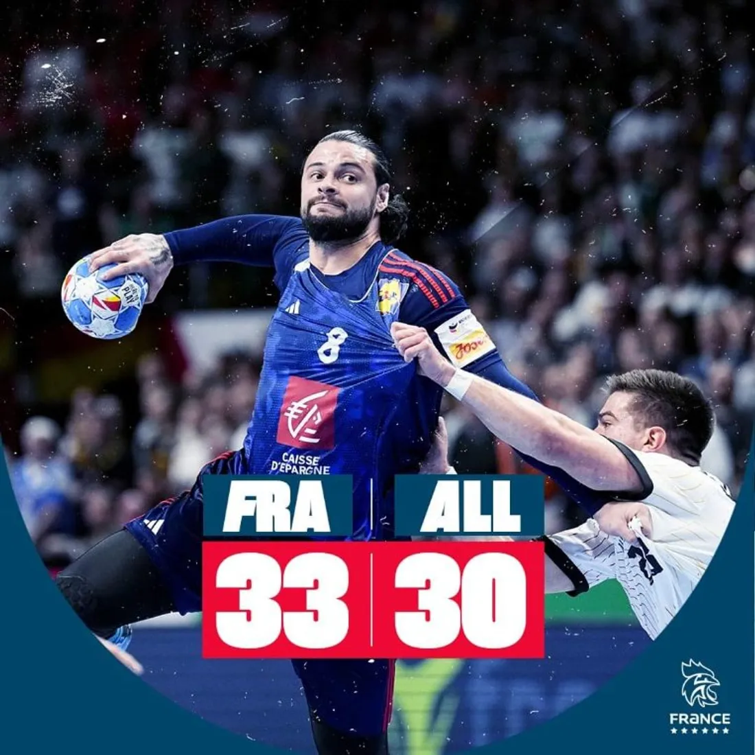 [ SPORT - HANDBALL ] Euro2024: Les bleus éteignent les allemands 33-30