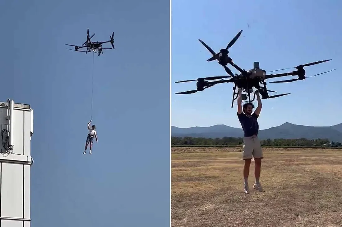 Un drone géant pour transporter des humains et de la marchandise
