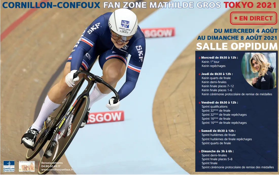 [ SPORT ] Cyclisme/JO2021: La cornillonaise Mathilde Gros joue "gros"