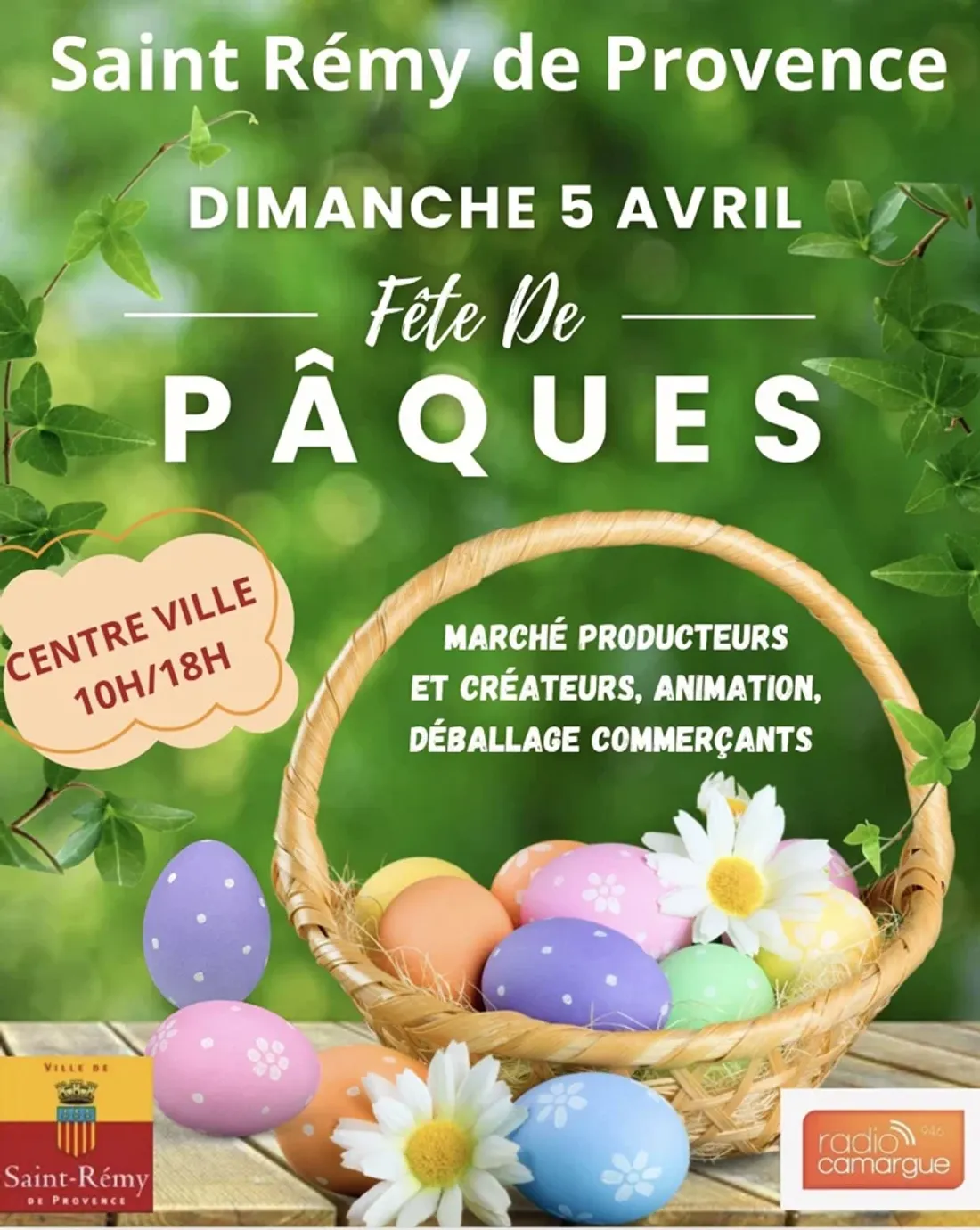 [Fête de Pâques] - Saint-Rémy-de-Provence : une journée festive et conviviale au cœur du printemps