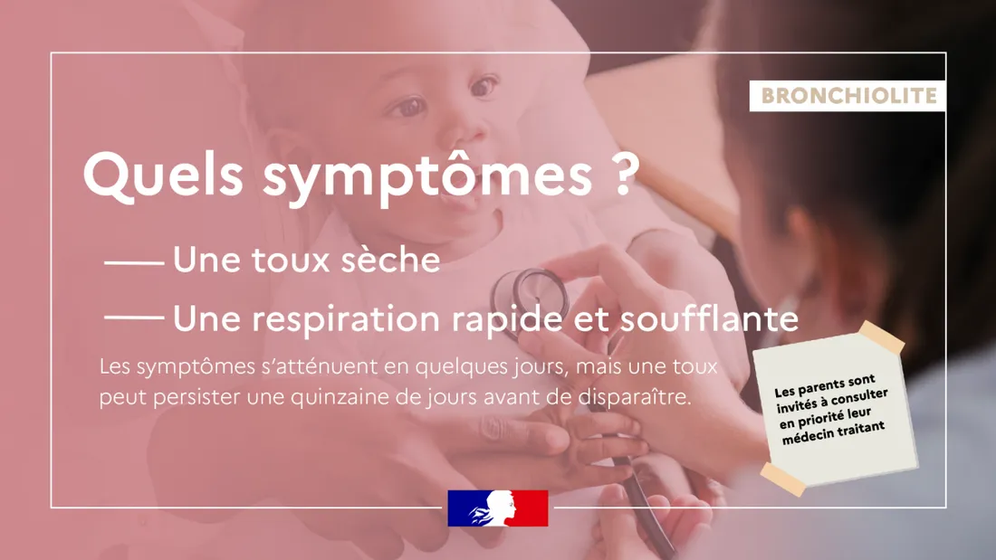 Épidémie de bronchiolite : 7 régions touchées, un risque accumulé pour les tout-petits