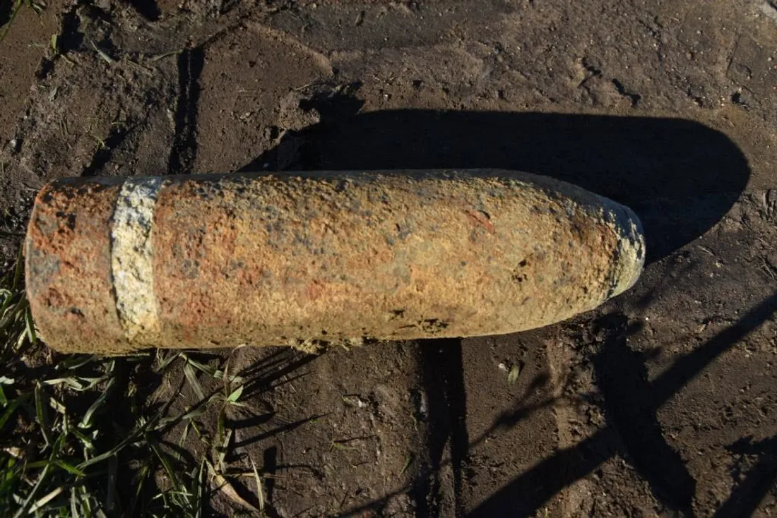 Un obus de la Première Guerre mondiale découvert sur le chantier de la gare de triage de Miramas
