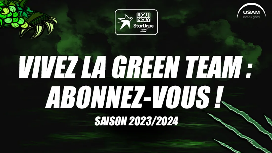 [SPORT-HANDBALL] USAM Nîmes Gard: La campagne d'abonnement pour la saison 2023-2024 est ouverte!