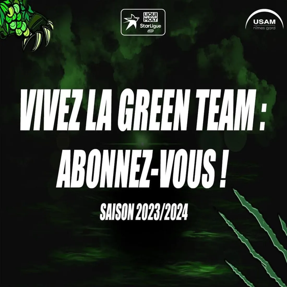 [ SPORT - HANDBALL ] Usam Nîmes Gard: Les crocos verts connaissent déjà leur première date !