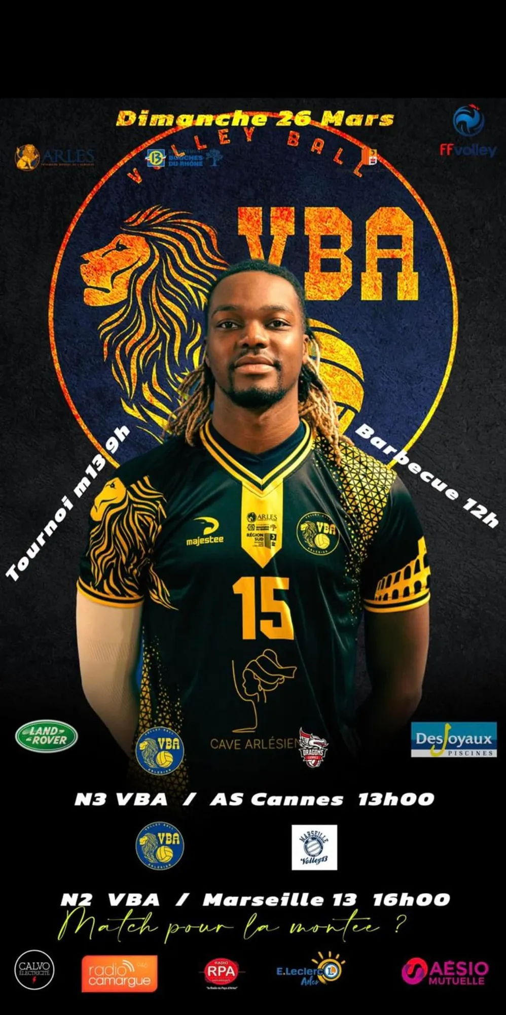 [ SPORT ] Volleyball: Le match vers la montée pour le Volleyball arlésien ? 