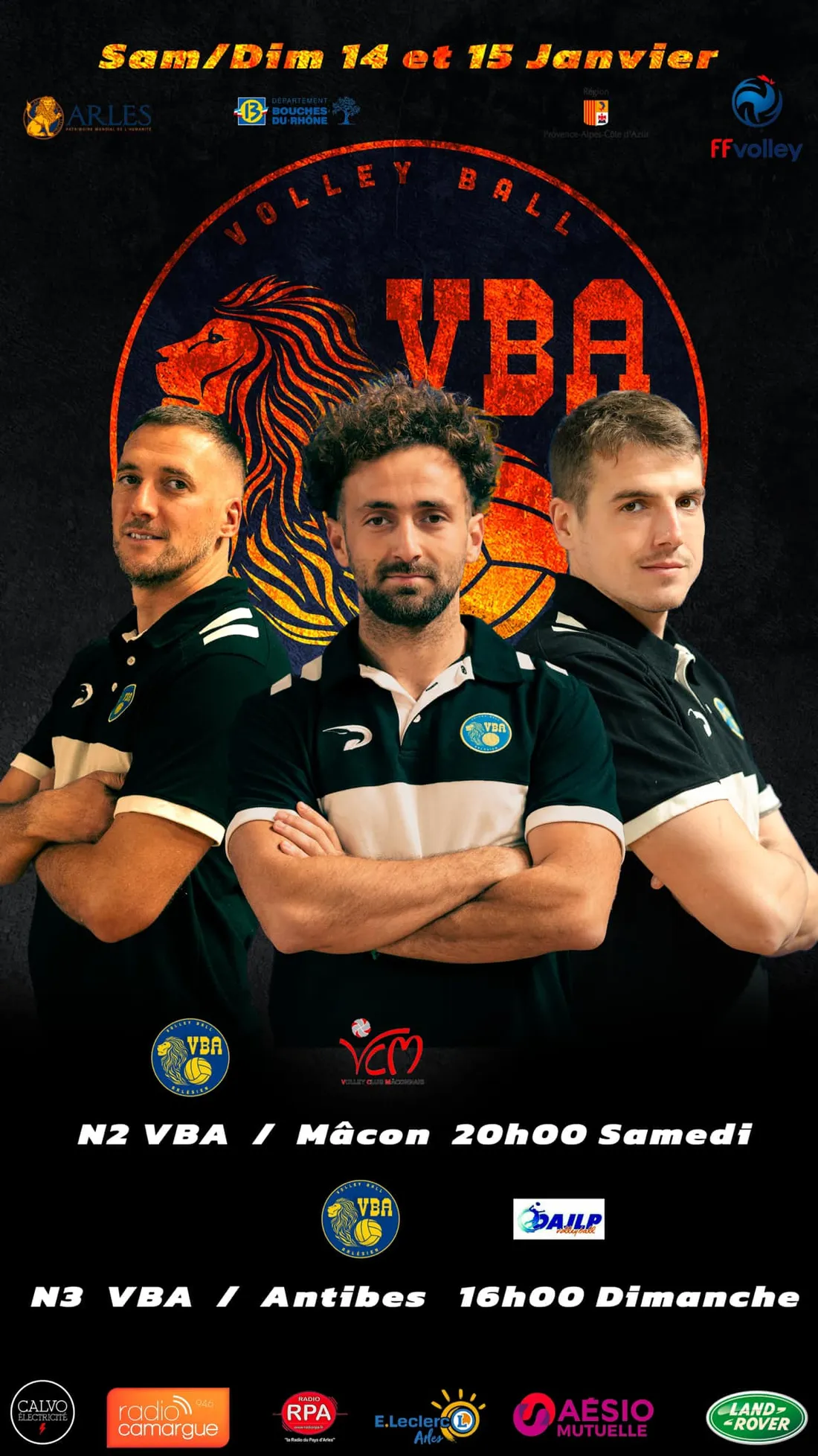 [ SPORT ] Volleyball/N2: Championnat de France: La VBA reçoit Macôn ce samedi 14 janvier