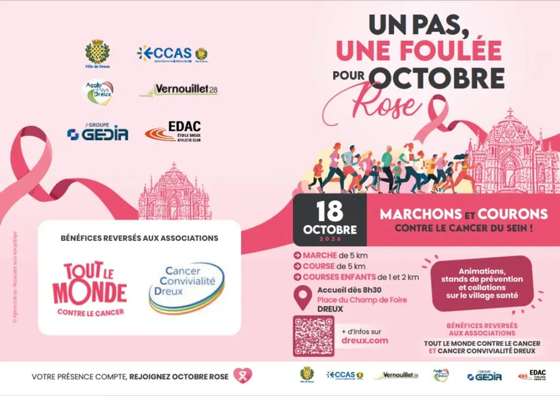 Octobre Rose Dreux 2026