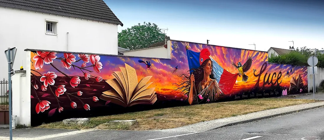 Fresque, Lucé