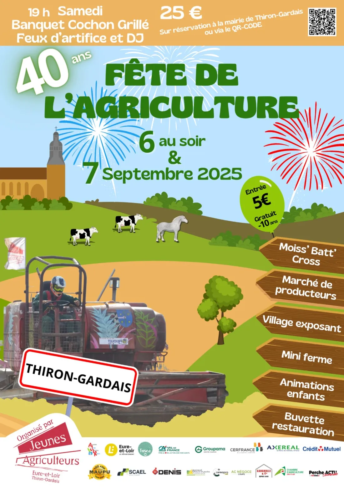 Fête de l'Agriculture 2025 à Thiron-Gardais