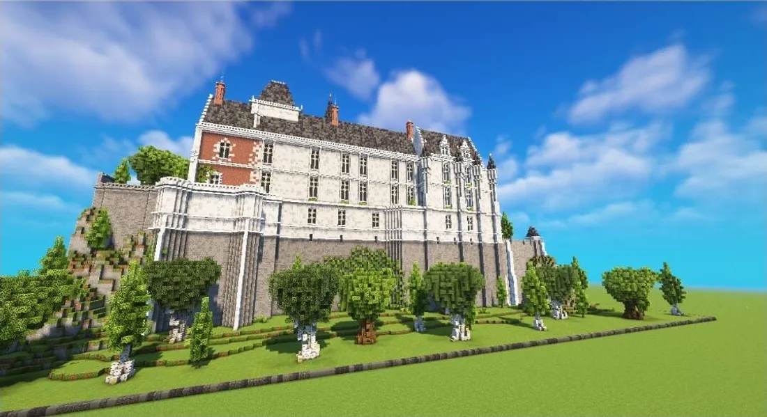 chateau chateaudun minecratf