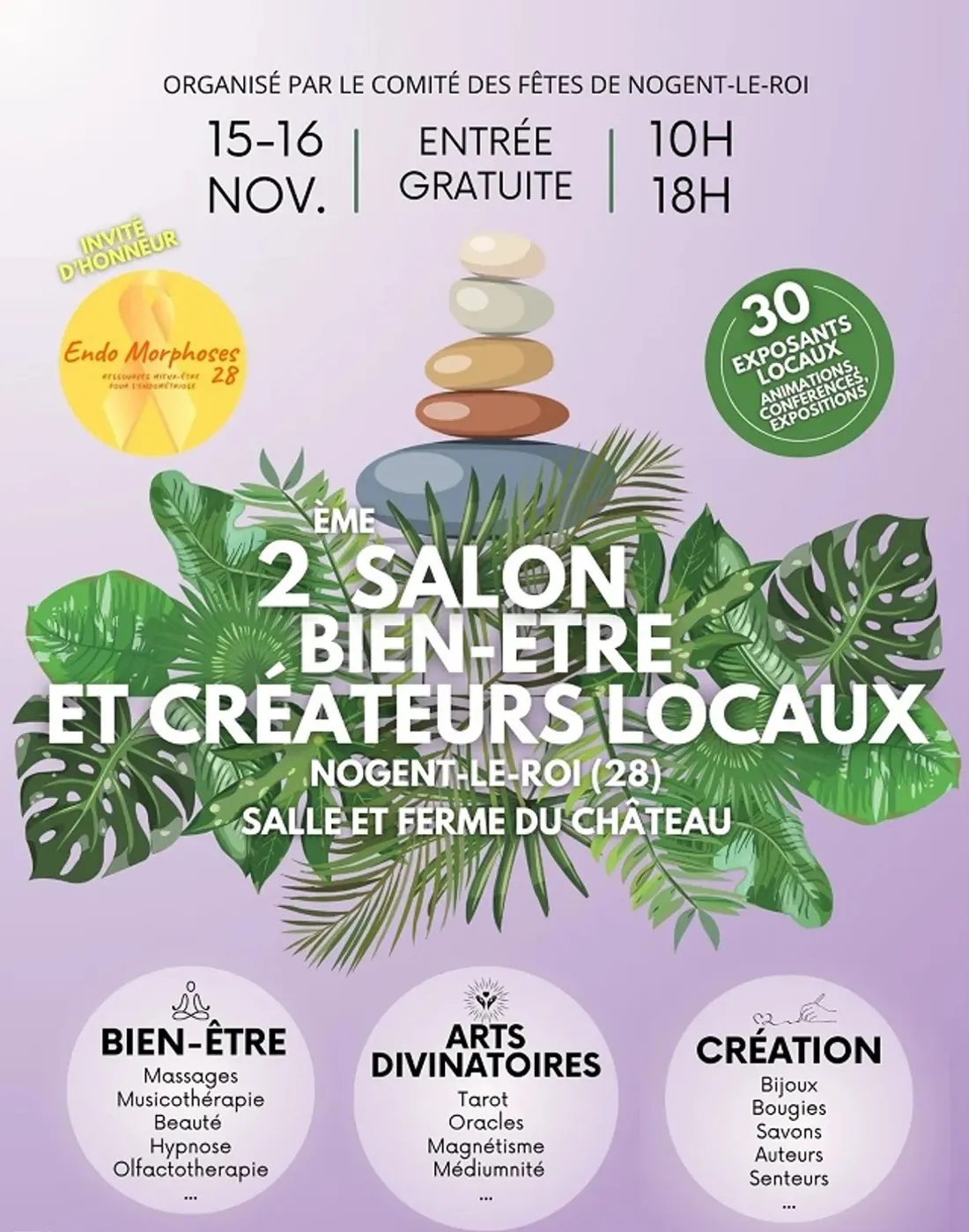 Seconde édition du salon du bien-être et des créateurs locaux à Nogent-le-Roi