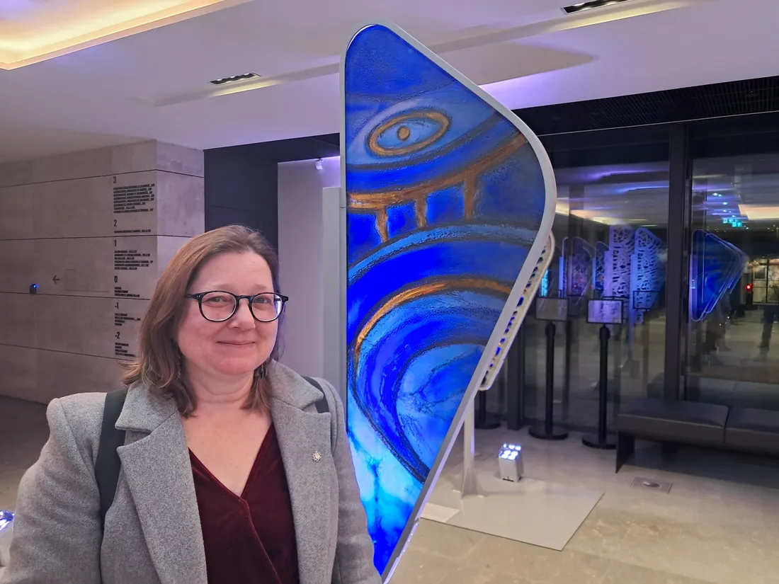 Claire Babet, maître-verrier