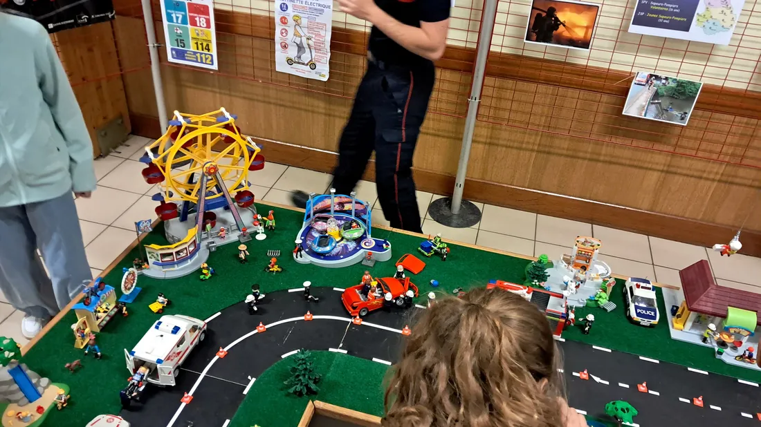 Pompier, village sécurité routière