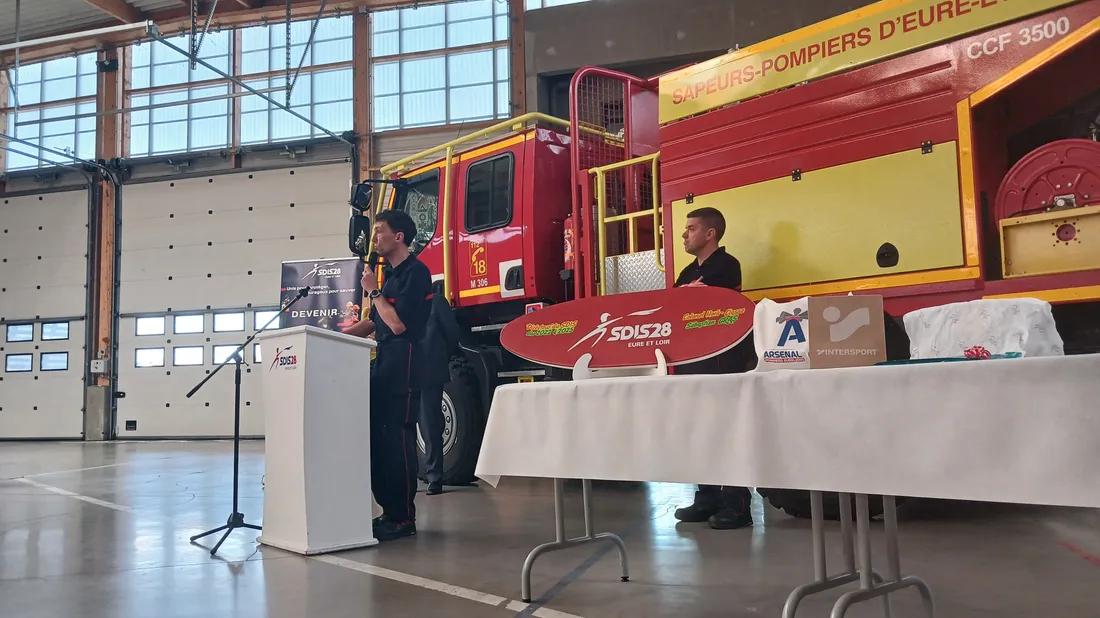 départ Colonel Sébastien Gras - SDIS 28