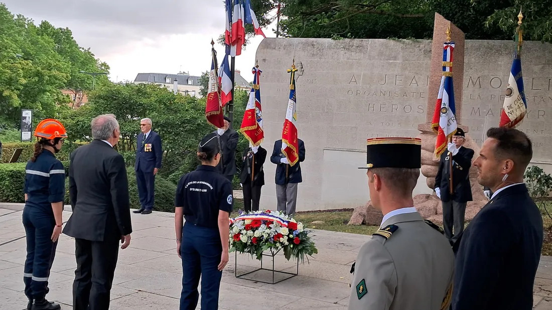 François Bayrou, hommage Jean Moulin, Chartres