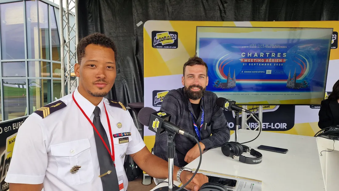 Vincent Deroussent, Chartres TV et Florian Sangaré, l'Armée de l'Air et de l'Espace