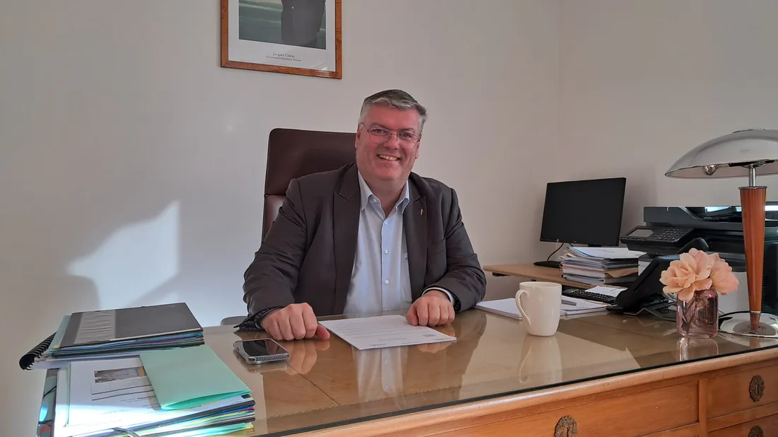 Christophe Le Dorven, président du Conseil départemental d'Eure-et-Loir, Burau