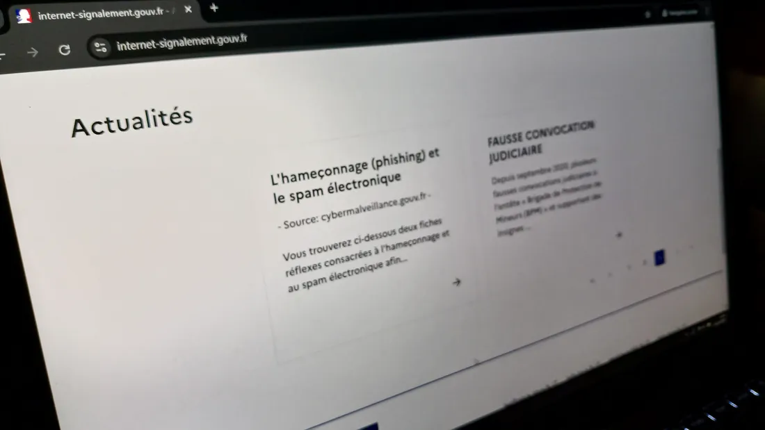 plateforme PHAROS / phishing / hameçonnage