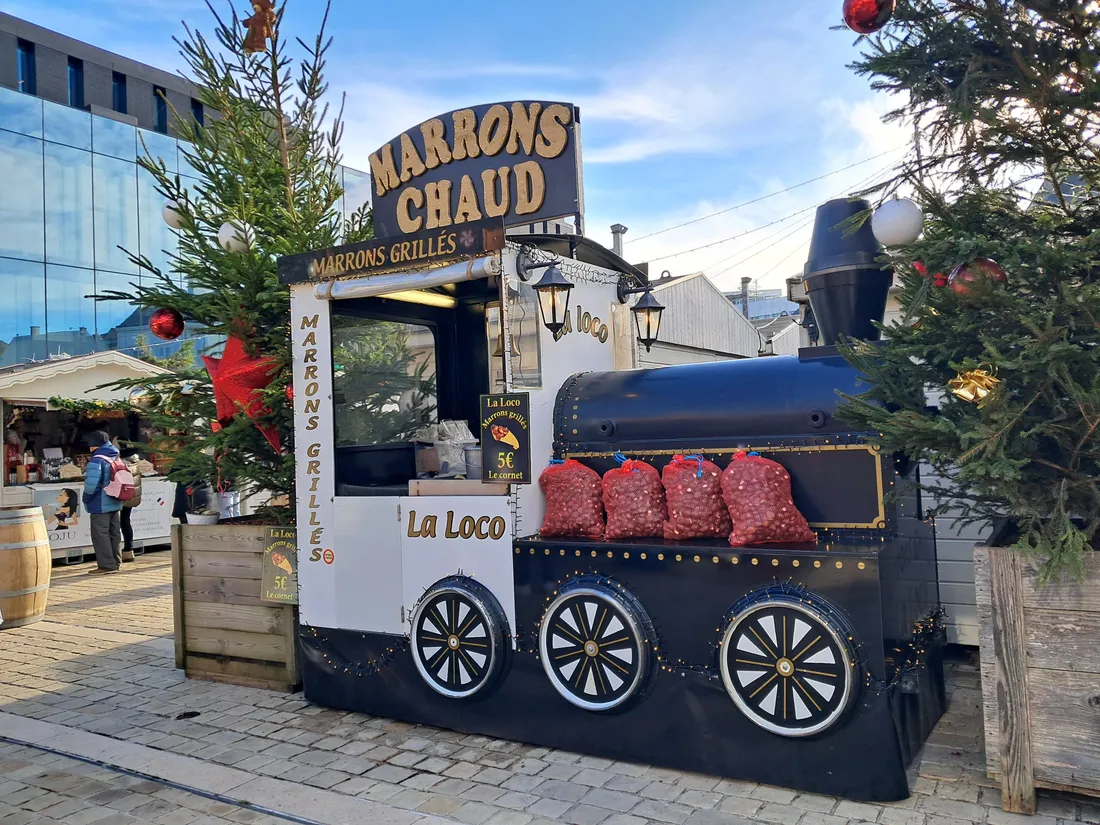 Marché noël Chartres, extérieur