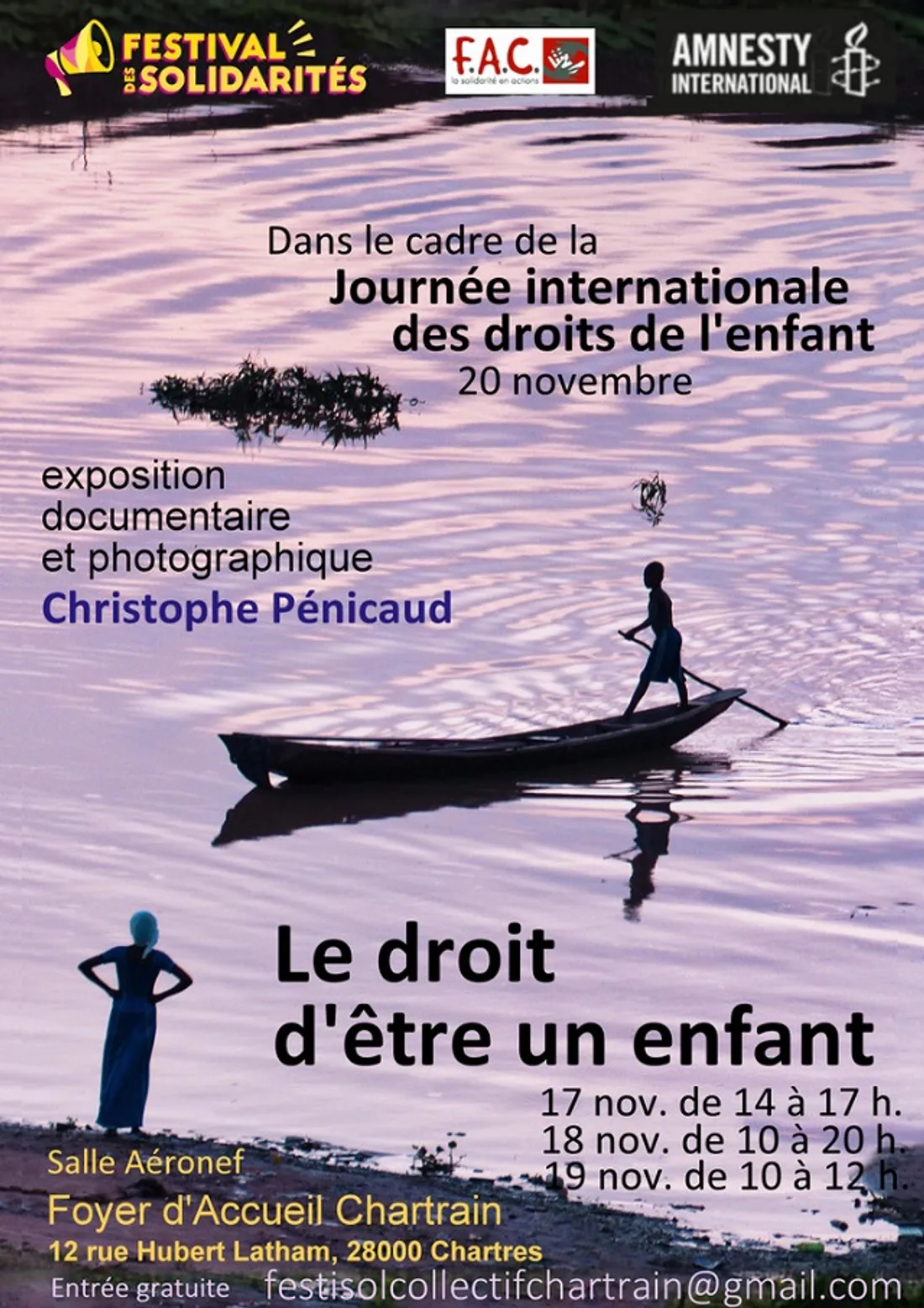 CHARTRES - Festisol : Exposition « le droit d'être un enfant »
