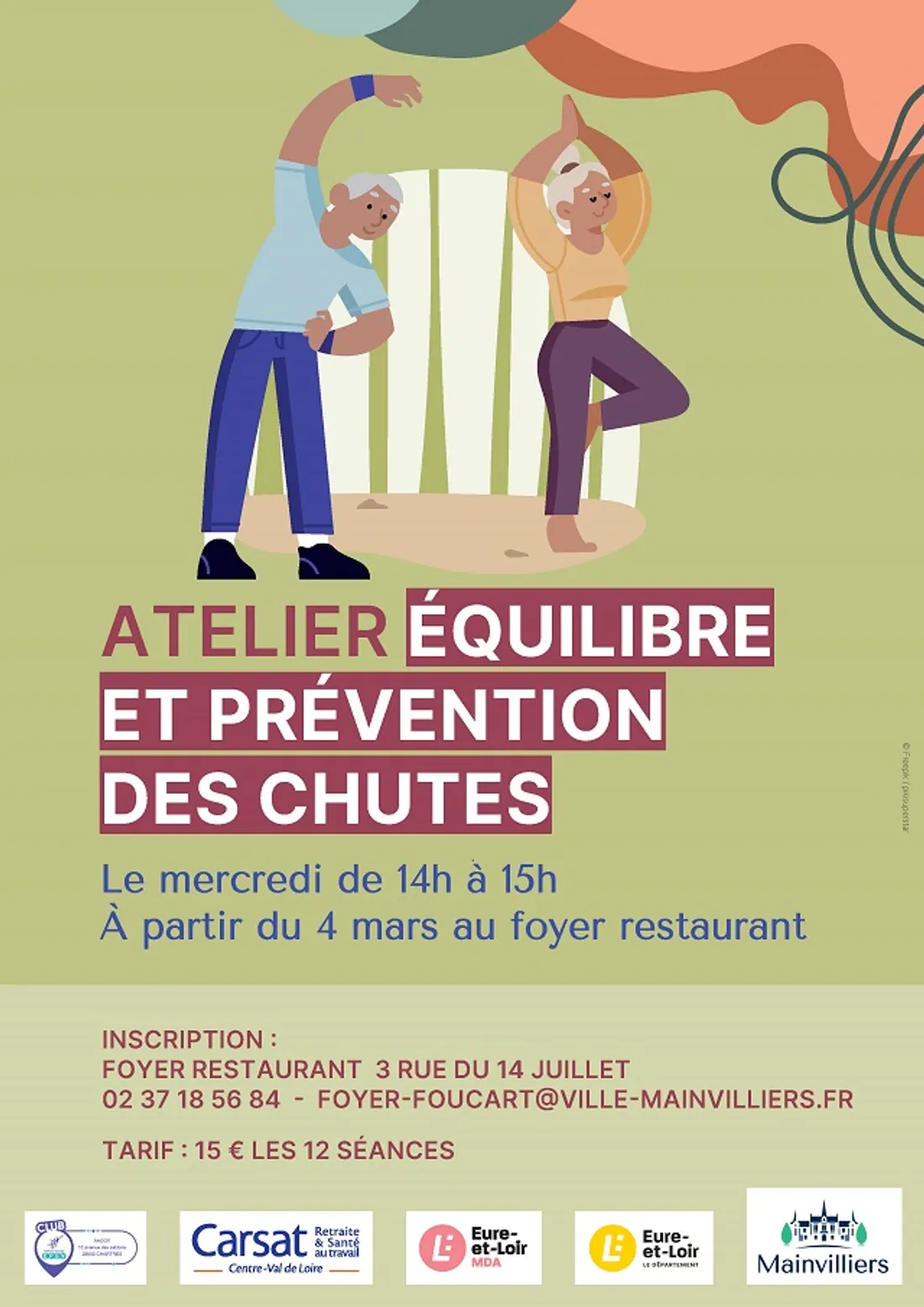 MAINVILLIERS - Atelier équilibre et prévention des chutes