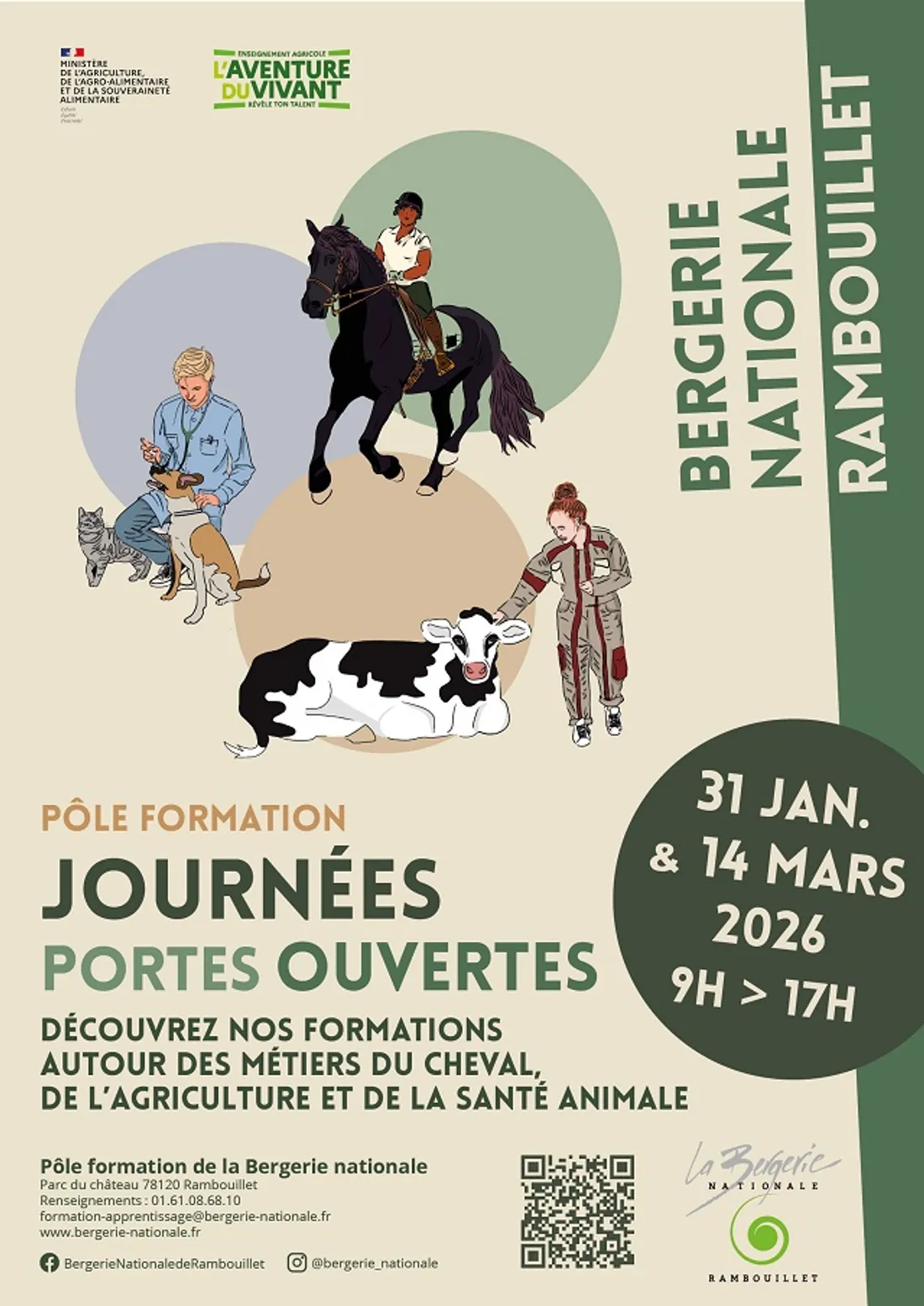 RAMBOUILLET (78) - Portes ouvertes à la Bergerie Nationale