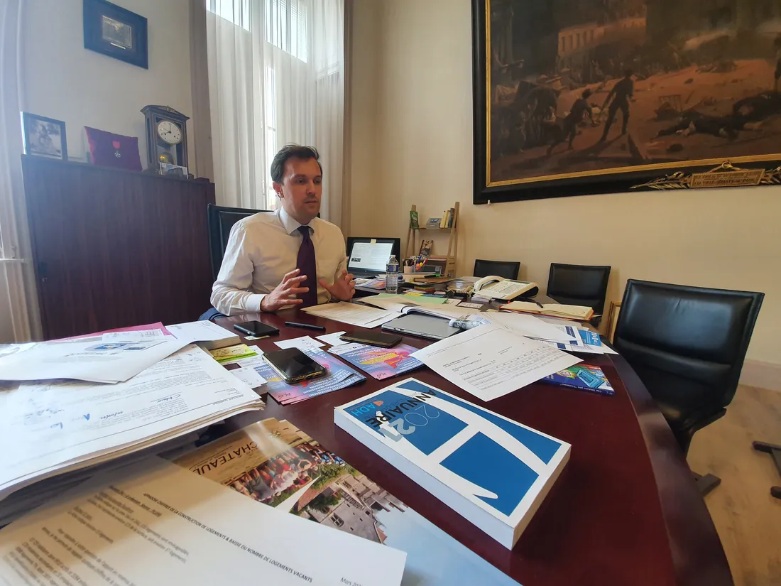 Fabien Verdier, maire de Châteaudun © Radio Intensité