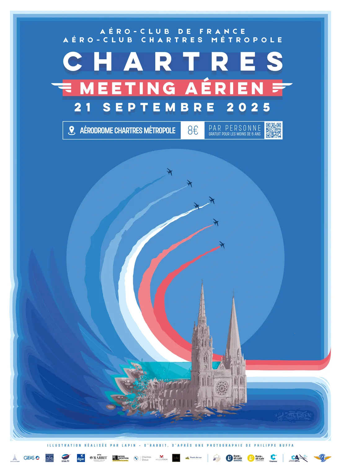AFFICHE Meeting aérien de Chartres 2025
