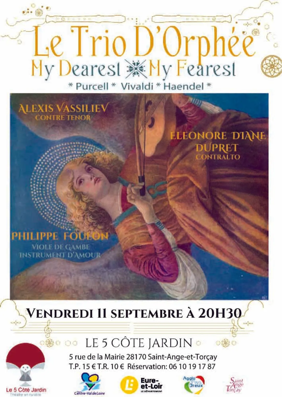 SAINT-ANGE-ET-TORÇAY - Concert : Le Trio d'Orphée