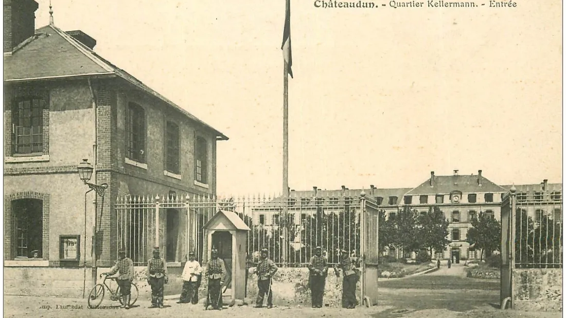 caserne kellermann carte postale historique