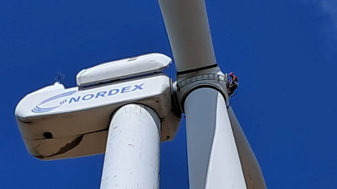 Pompiers, grimp, éolienne, SMP