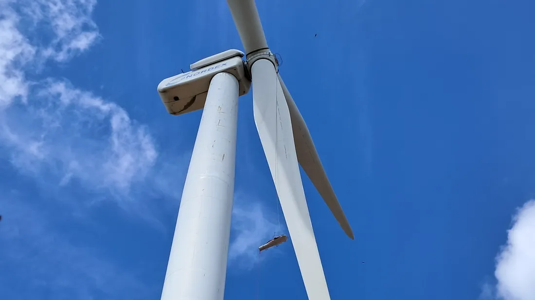 Pompiers, grimp, éolienne, SMP