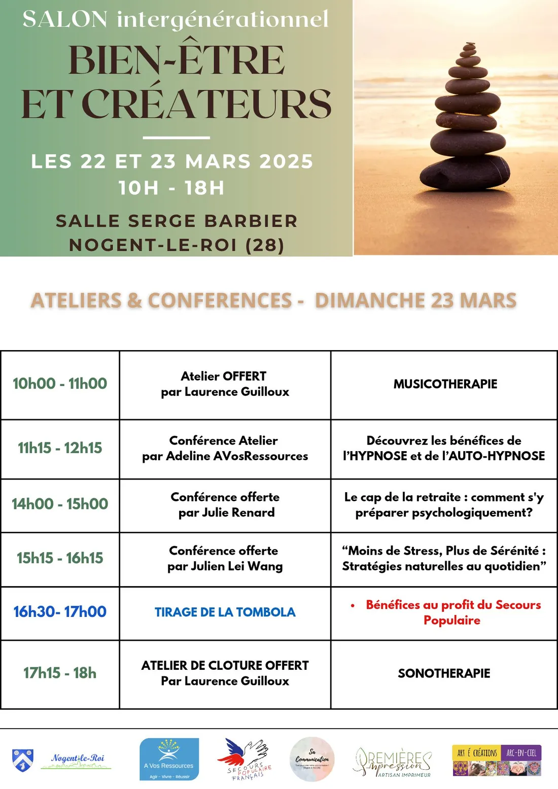 Bien-être et créateurs dimanche 23 mars 2025