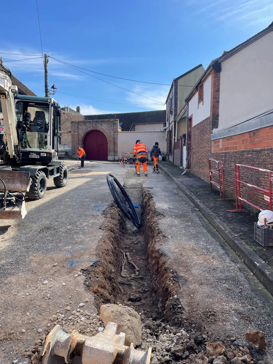 Des sépultures anciennes découvertes à Illiers-Combray © Le département d'Eure-et-Loir