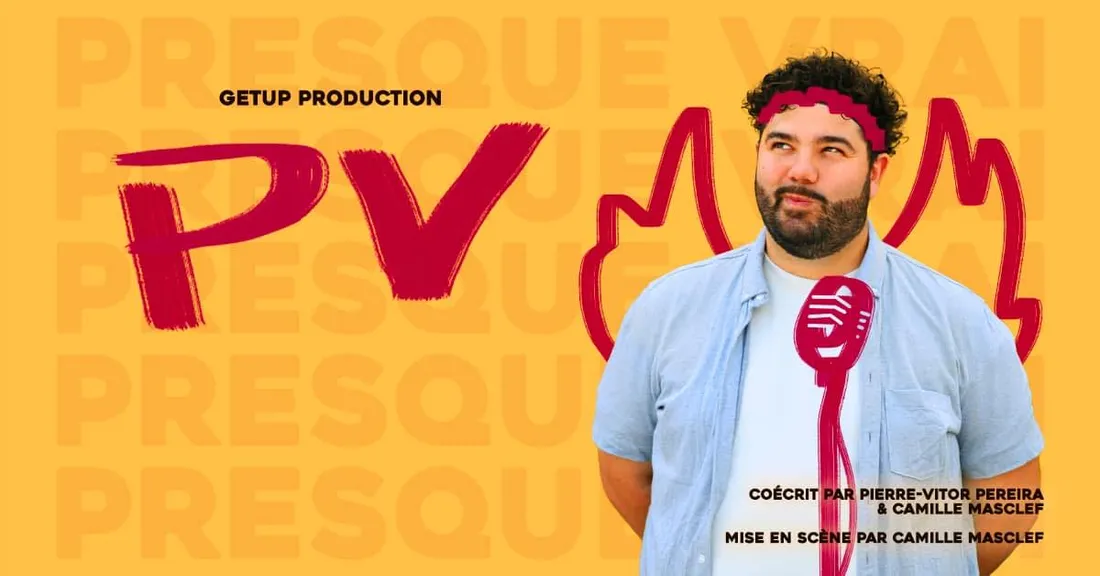 L'humoriste PV présente son one-man-show « Presque Vrai »