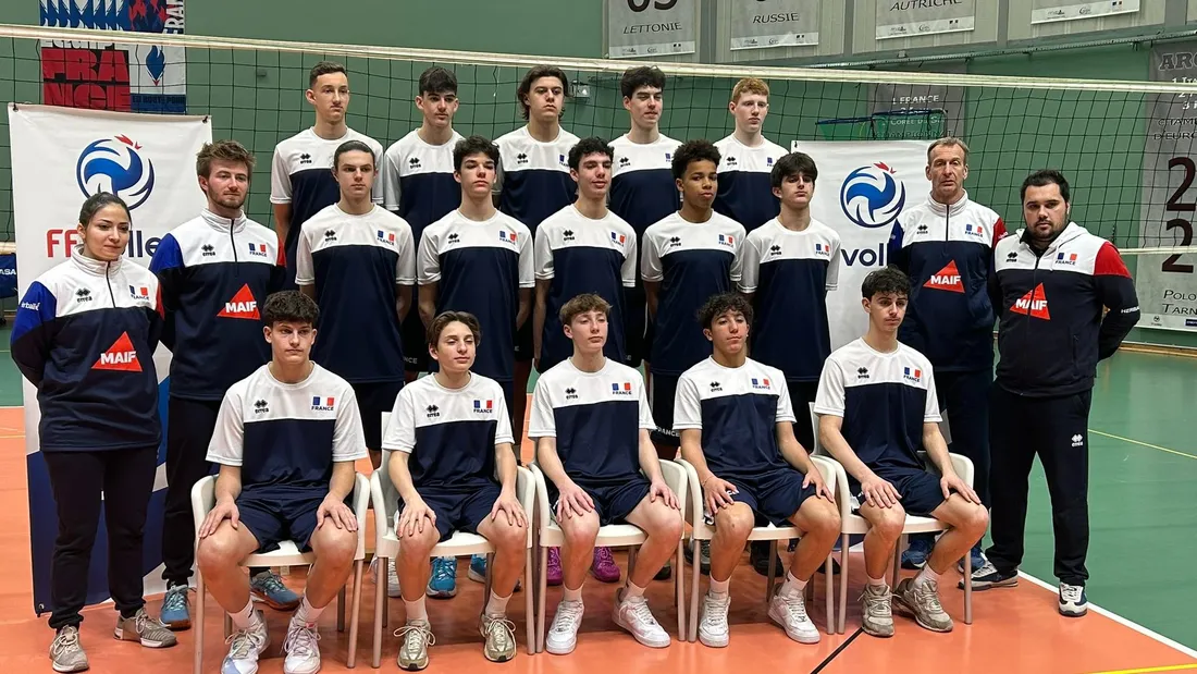L’équipe de France U16 de volley