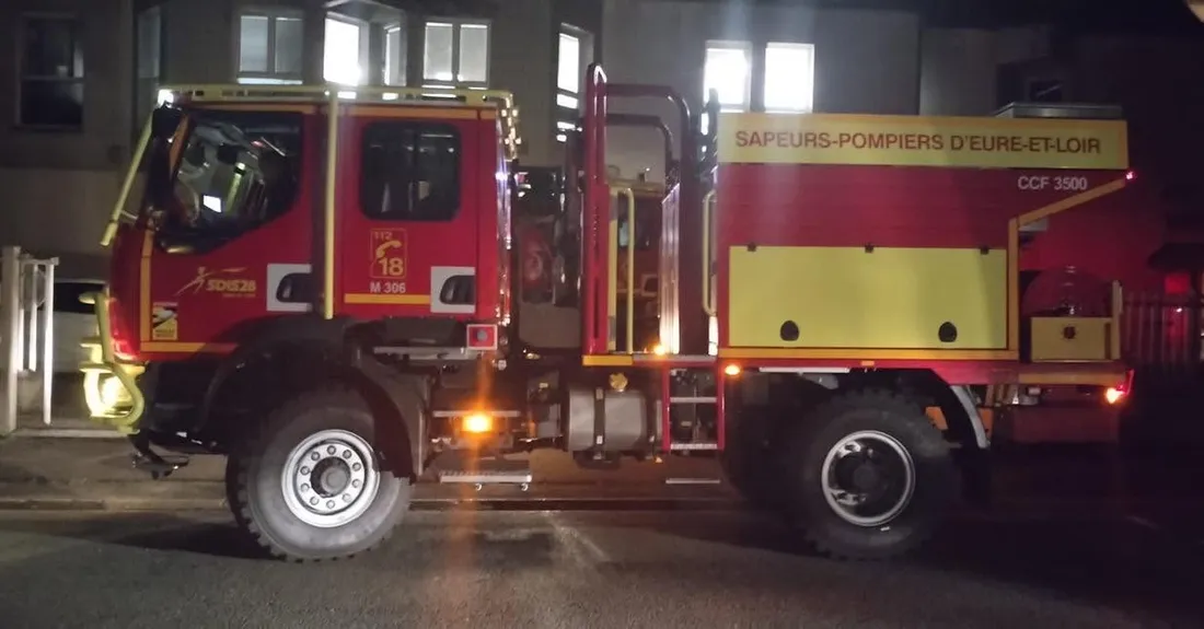 Feux de forêt, camion pompiers, renfort, SDIS28