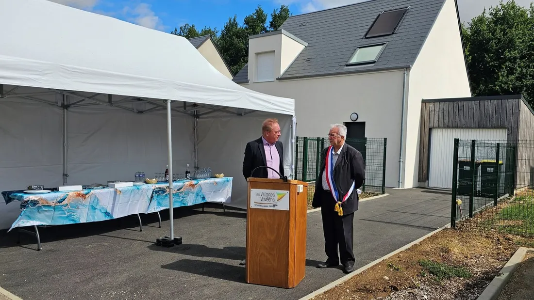 Inauguration de nouveaux logements sociaux aux Villages Vovéens © Commune des Villages Vovéens