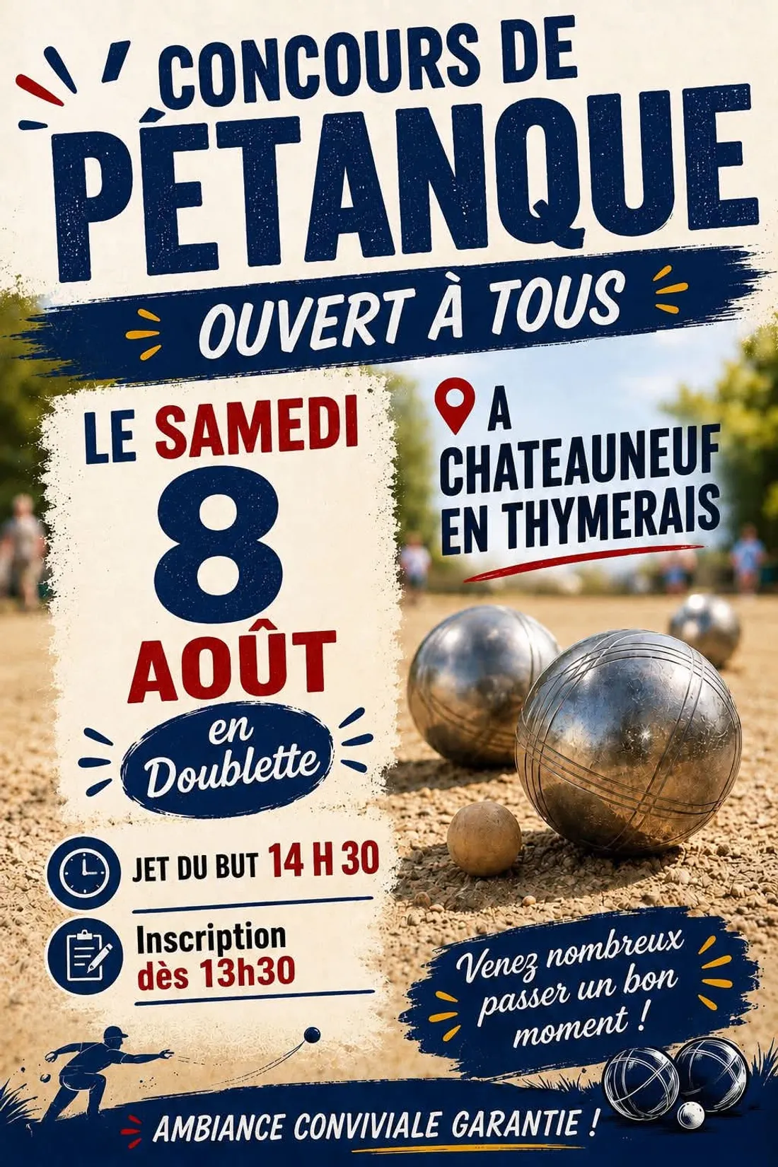 CHÂTEAUNEUF-EN-THYMERAIS - Concours de pétanque