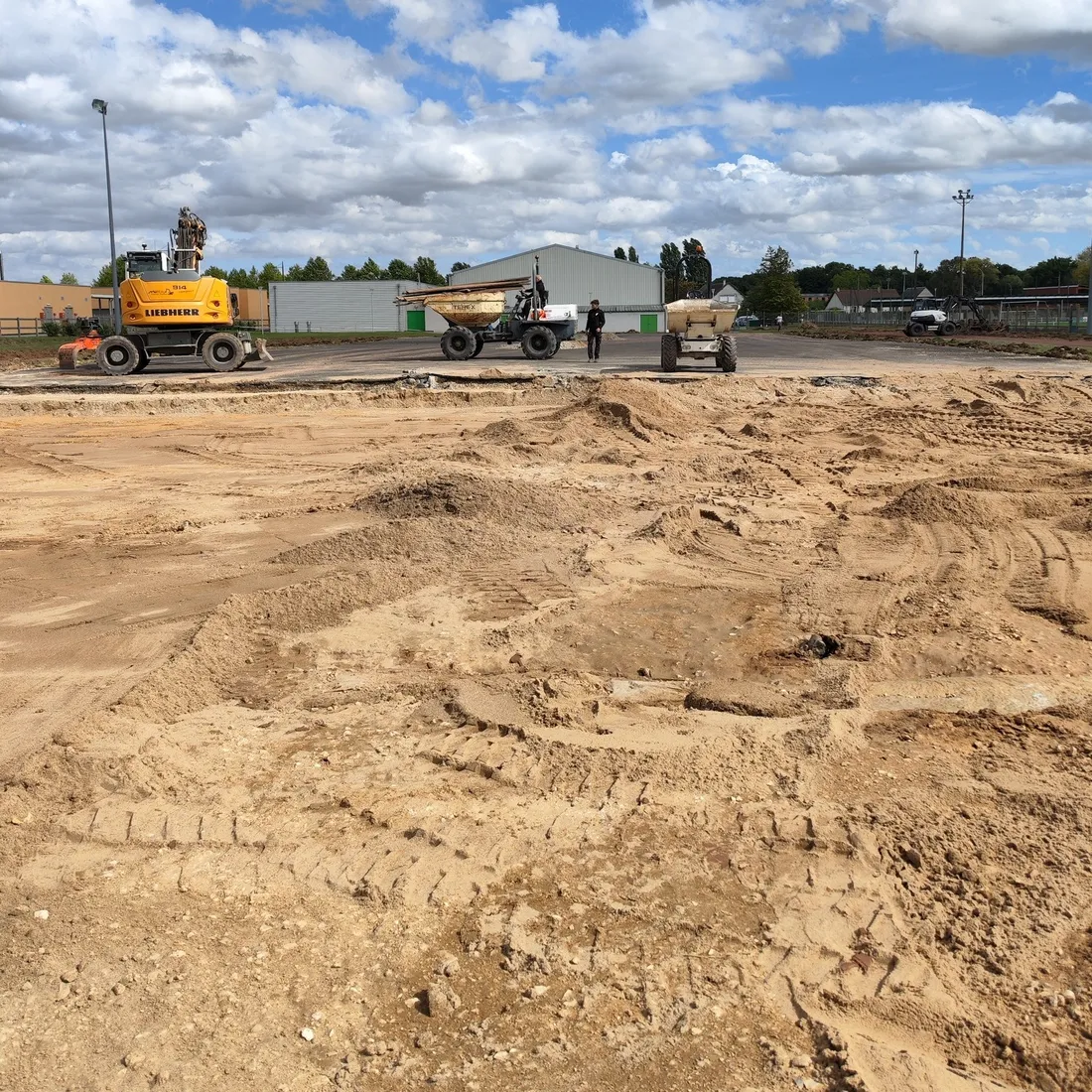 travaux piste sécurité routière cloyes