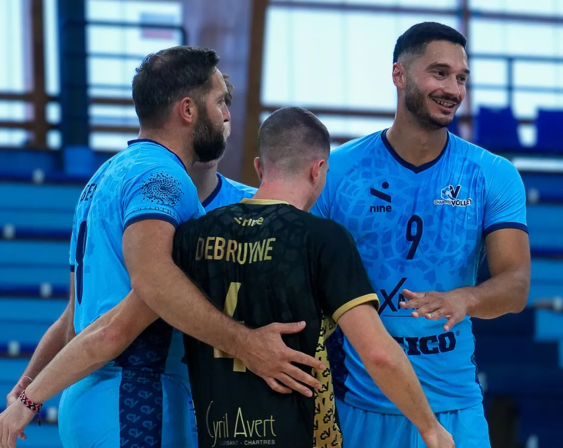 volley chartres équipe ensemble