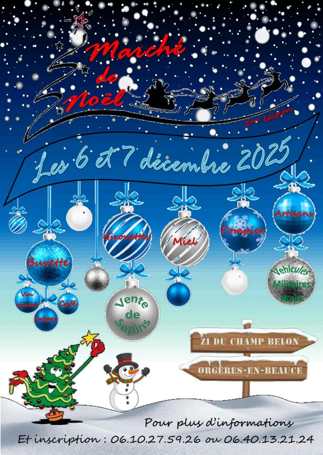 Marché de Noël à Orgères-en-Beauce