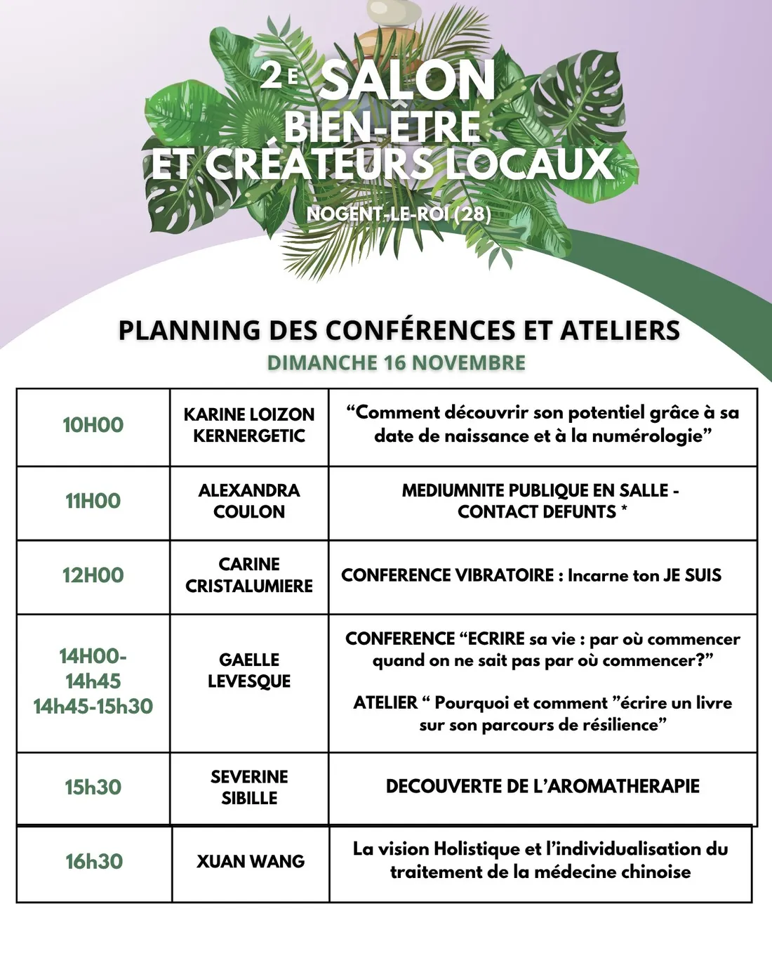 Seconde édition du salon du bien-être et des créateurs locaux à Nogent-le-Roi