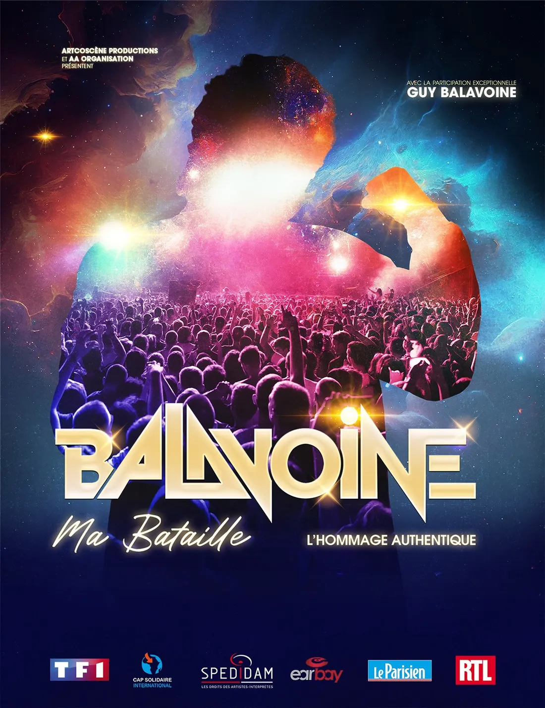 Affiche concert "Balavoine, Ma Bataille"